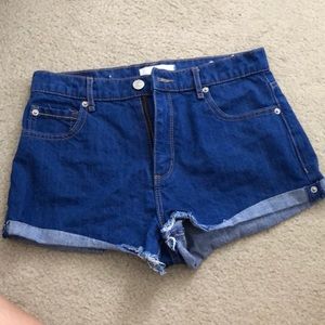 Garage jean shorts